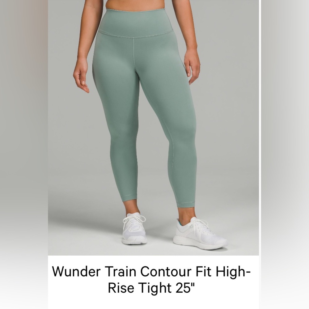 Lululemon Leggings Wunder Train Contour Fit High rise Tight 25”